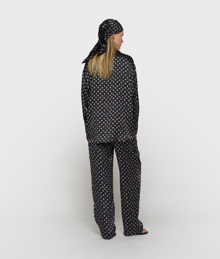 10DAYS Fluid shirt paisley black 10Days
