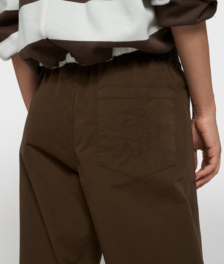 10DAYS Easy pants twill brown 10Days