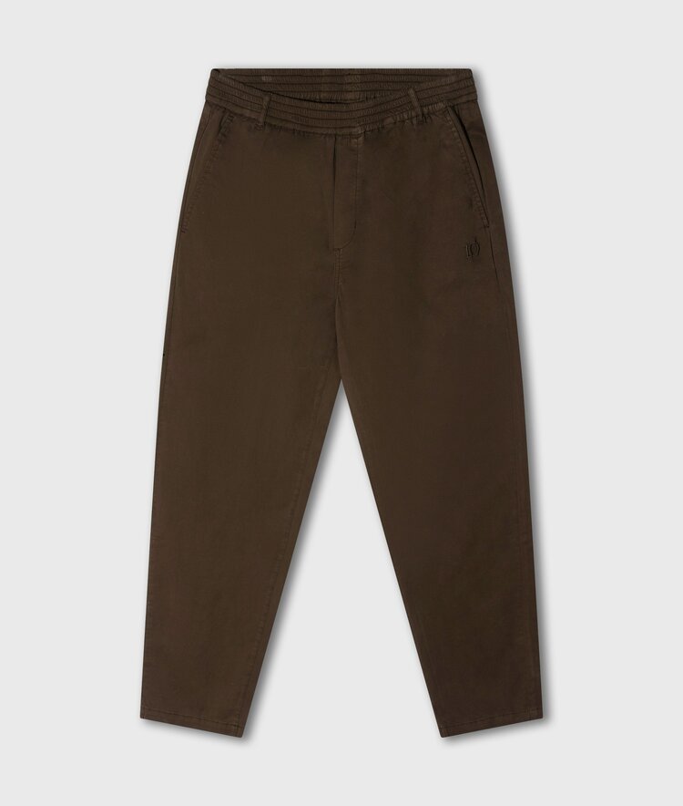 10DAYS Easy pants twill brown 10Days
