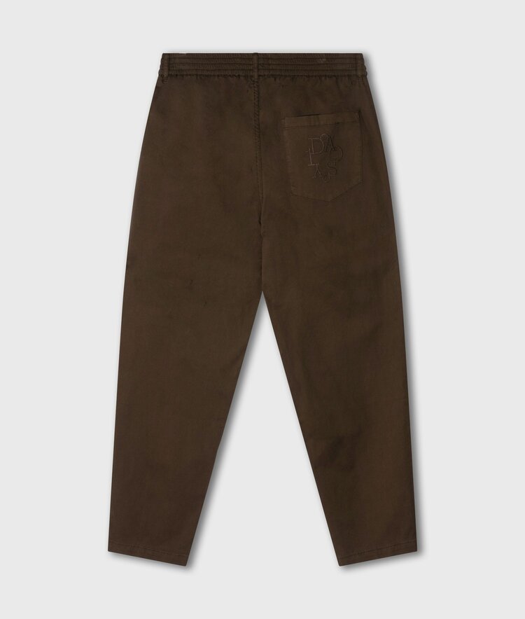 10DAYS Easy pants twill brown 10Days