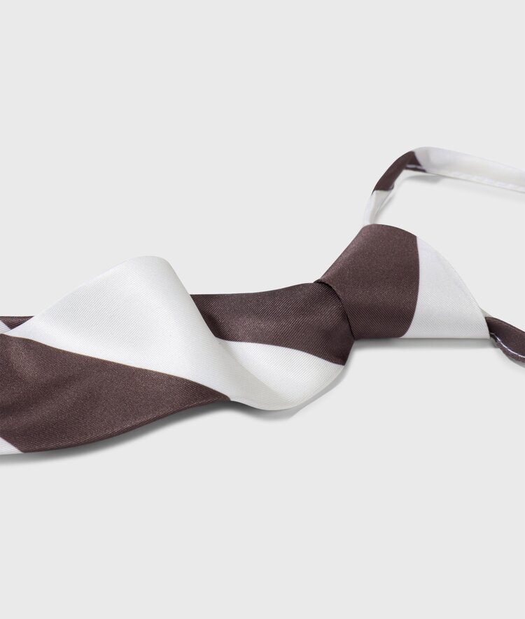 10DAYS Tie stripes ecru/brown 10Days