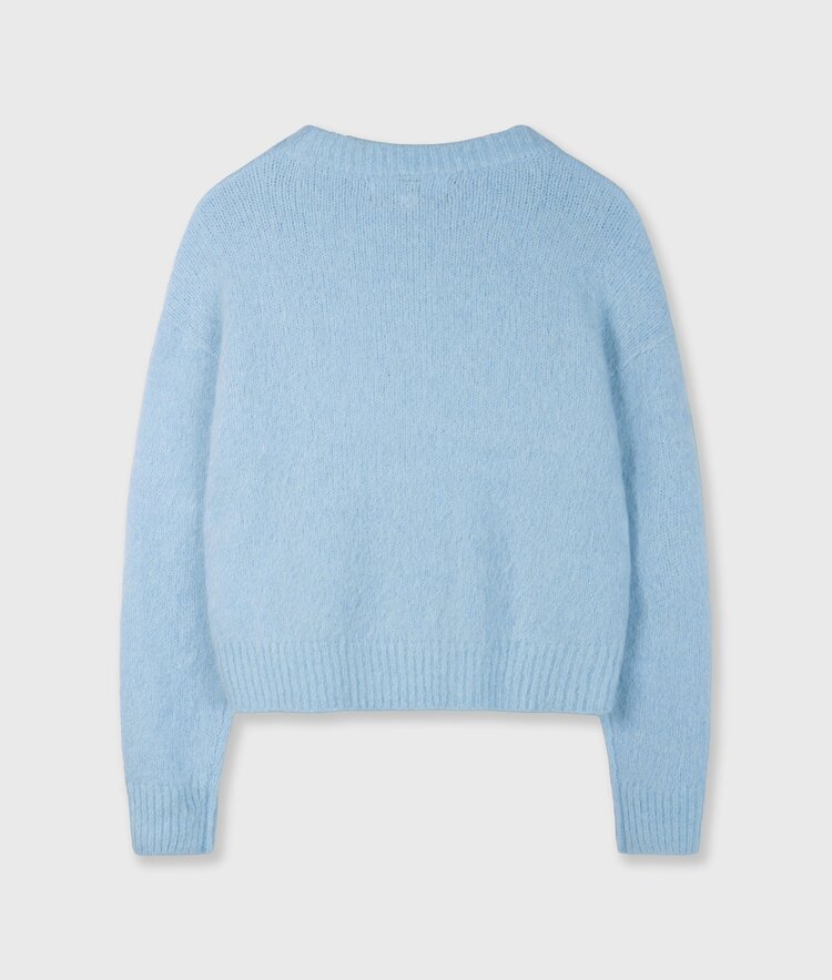 10DAYS Hairy knit sweater angel blue 10Days