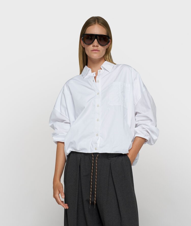 10DAYS Smoking blouse white 10Days