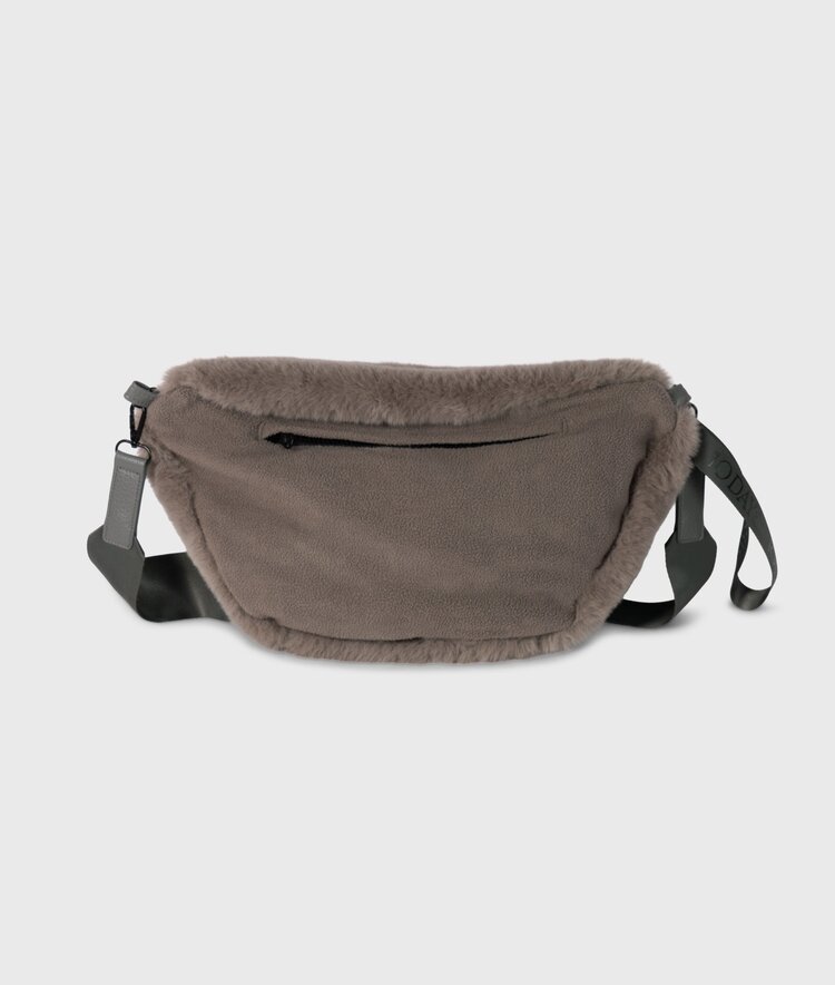 10DAYS Fluffy fanny pack portobello 10Days
