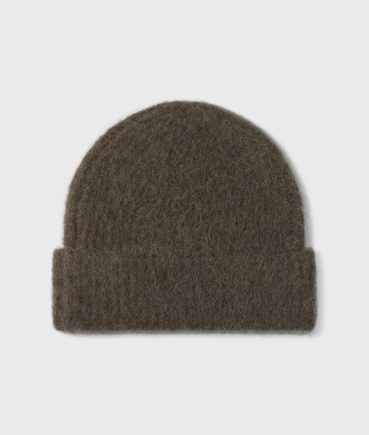10DAYS Hairy knit beanie portobello 10Days