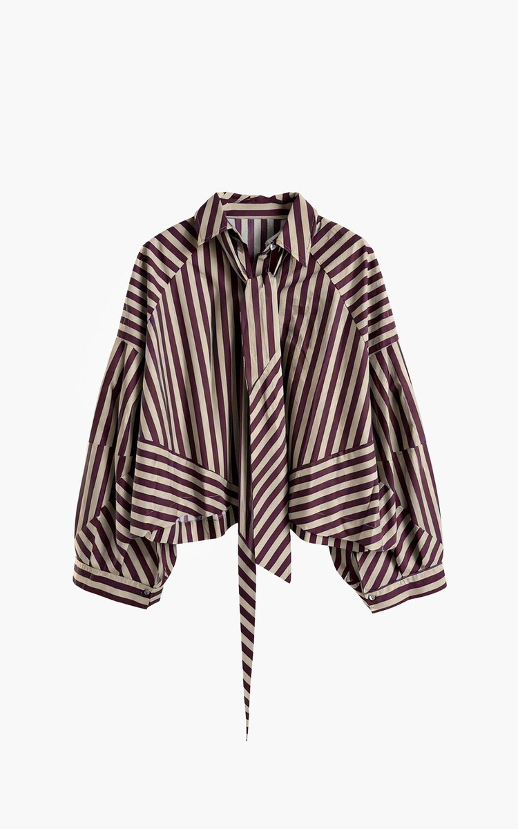 Aímée the label OsloW6 blouse burgundy Aimee the Label