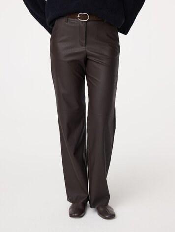 Knit-ted Naomi pants choco