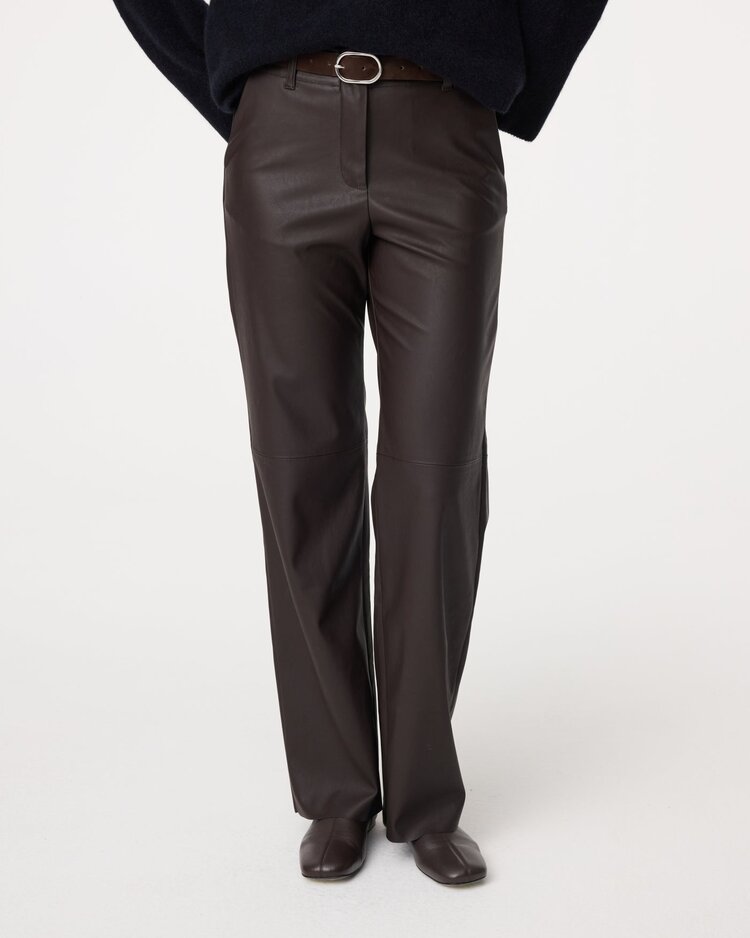 Knit-ted Naomi pants choco Knit-ted