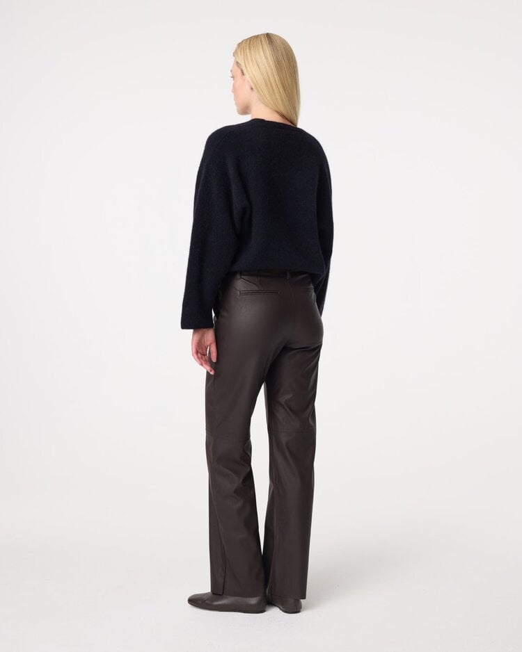 Knit-ted Naomi pants choco Knit-ted