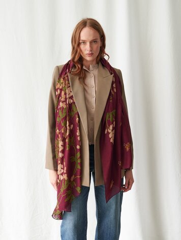 One Hundred Stars Scarf Wisteria Plum