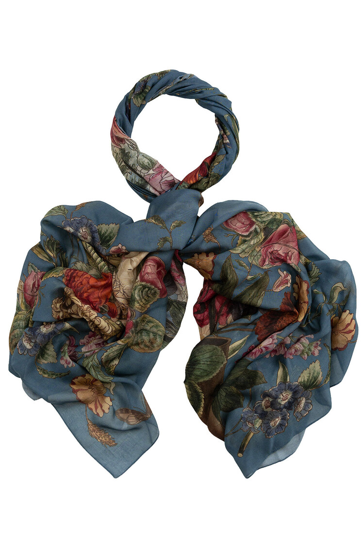 One Hundred Stars Scarf Primula Blue One Hundred Stars