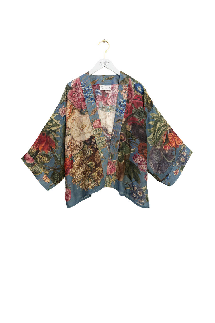 One Hundred Stars Kimono Primula Blue One Hundred Stars