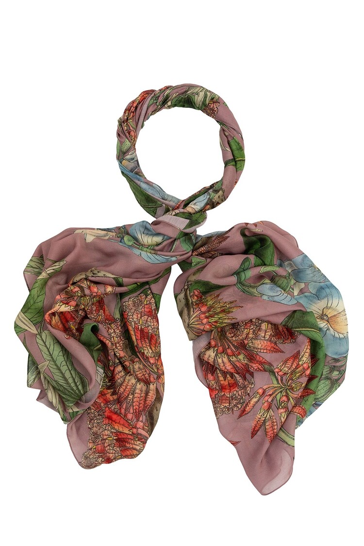 One Hundred Stars Scarf Rhodoleia Pink One Hundred Stars