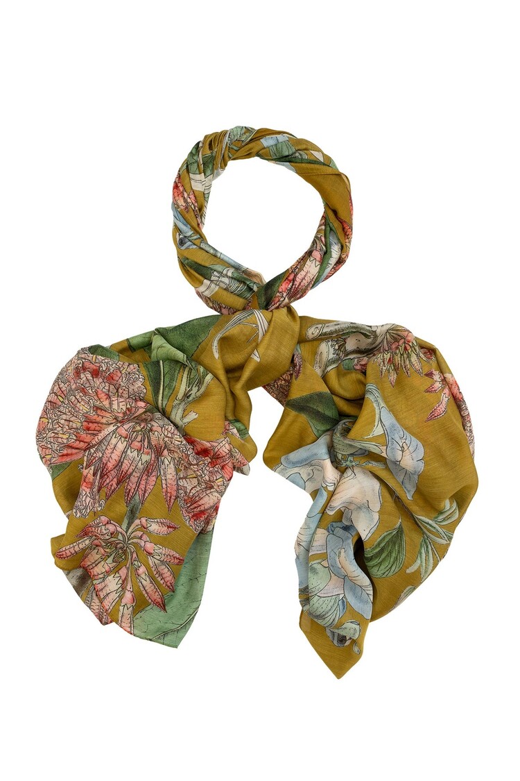 One Hundred Stars Scarf Rhodoleia Gold One Hundred Stars