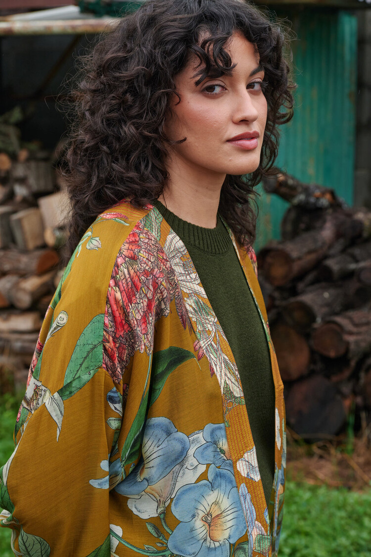One Hundred Stars Kimono Rhodoleia Gold One Hundred Stars