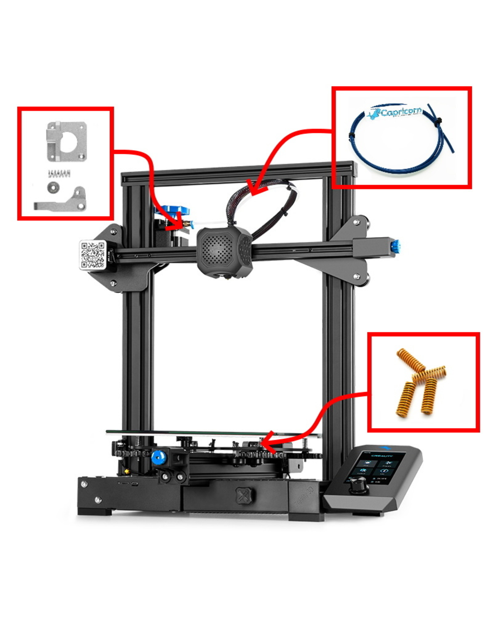 Creality Ender 3 V2 3d Printer New 220x220x250 3dinthebox