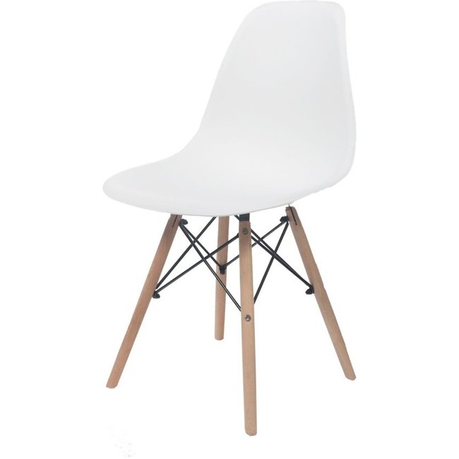 Vista Bene® Vista Eetkamerstoelen – Wit – Luxe Kuipstoelen – Moderne Woonkamer