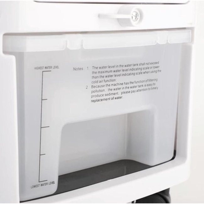 Aero® LED Mobiele Aircooler 3 in 1 | Lucht Koeler - Bevochtiger - Reiniger / Zuiveraar | Met Afstandsbediening