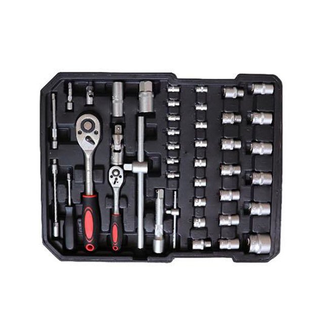 Kraft Muller | Gereedschapskoffer 326-delig - Trolley - 37x20x50 cm