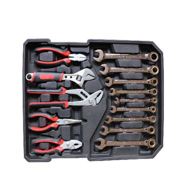 Kraft Muller | Gereedschapskoffer 326-delig - Trolley - 37x20x50 cm