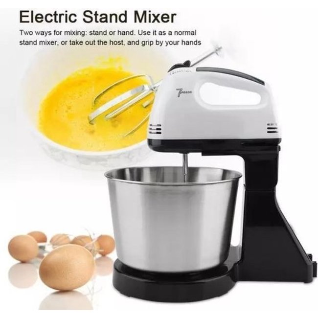Swiss Pro+ | Mixer - Incl mengkom - Wit-Zwart - 2.4L