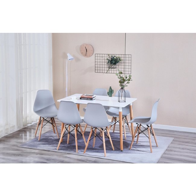 Vista Bene® Vista Eetkamerstoelen – Space Gray (Grijs) – Luxe Kuipstoelen – Moderne Woonkamer