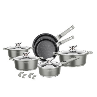 Swiss Pro+ Luxe 14 Delige Pannenset | Metallic Edition