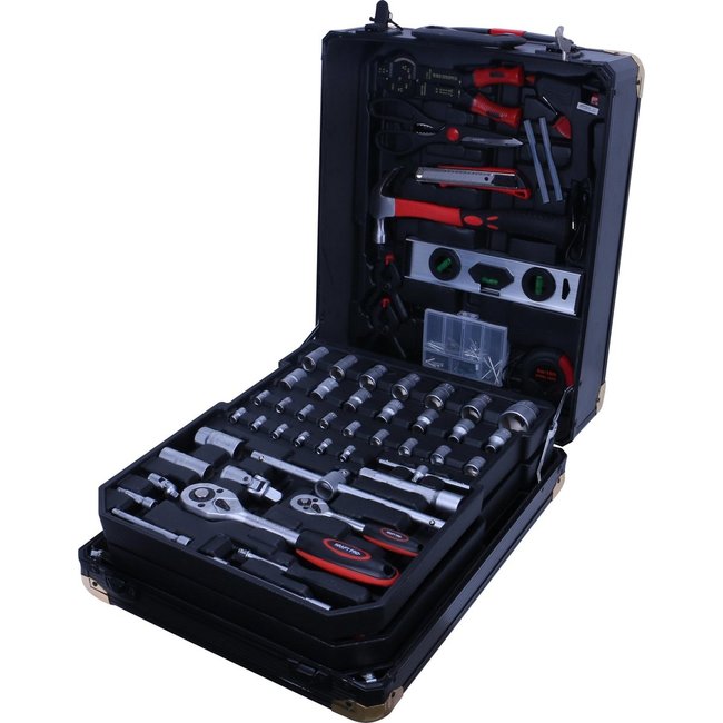 Kraft Pro+ | Gereedschapskoffer 599-delig - Trolley - 37x20x50 cm