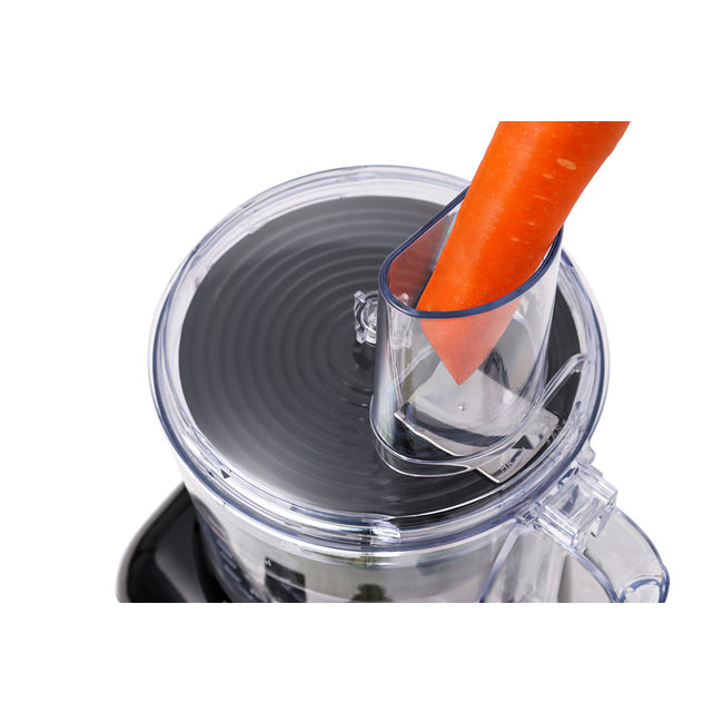 Swiss Pro+  | Krachtige SP800 Retro Line Foodprocessor - 1.2 Liter - 13 Delig | Inclusief accessoires | Super Black