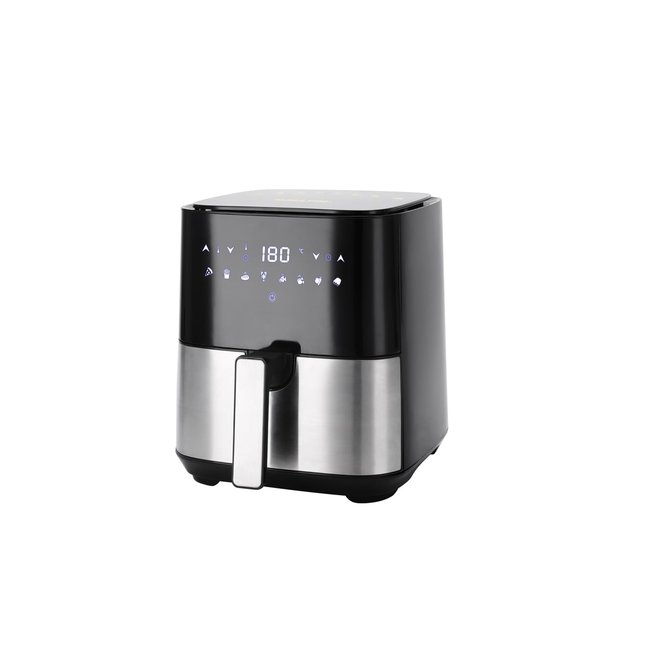 Swiss Pro+  | SP-AF1450 - Intelligente Heteluchtfriteuse Digitaal- 5L - XXXL - New Model 2022 | Touchscreen | Piano Black Edition