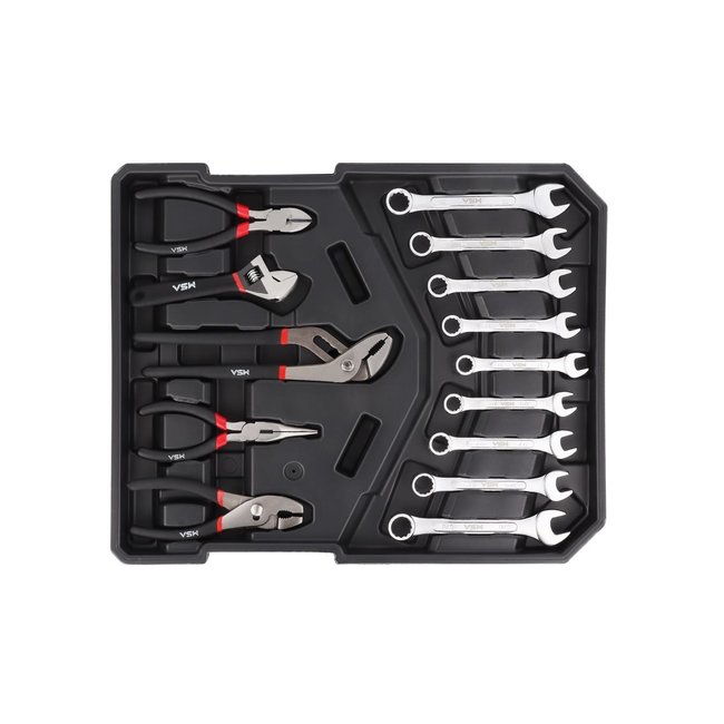 MSA | 610-Delige Mega Gereedschapstrolley - Gigantische Kist Vol Essentiële Tools | Limited Edition