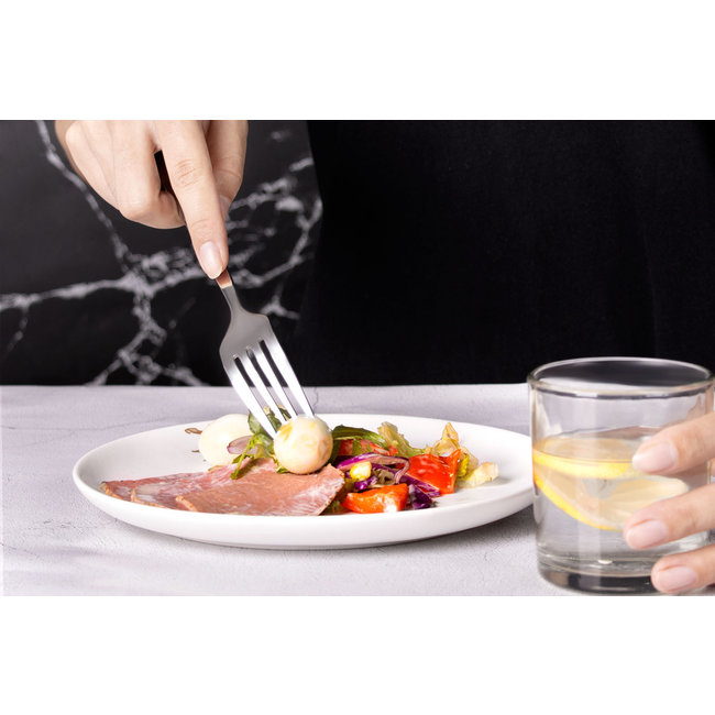 Swiss Pro+ | Bestekset in Koffer - 72 delig - 12 persoons- Zwitsers Kwaliteit - Complete Set - 100% roestvrijstaal - Classic