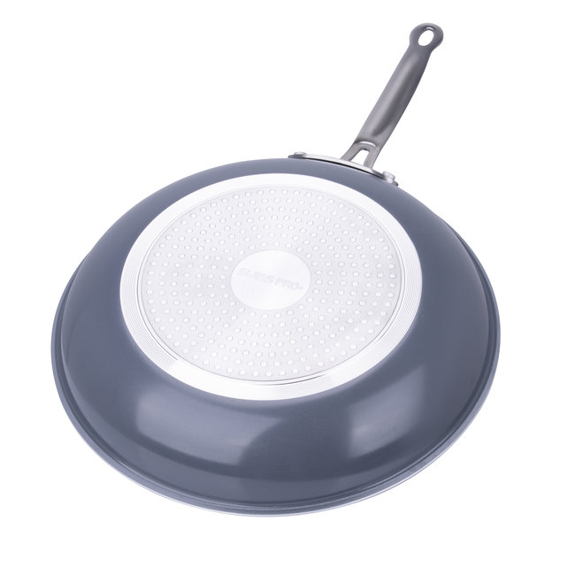 Swiss Pro+ | Koekenpannenset - 3-delig - Keramisch - Inductie | Milieuvriendelijk | Sapphire Green