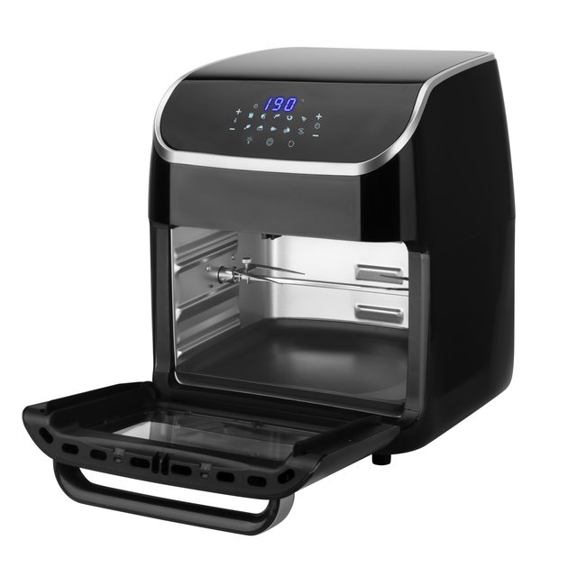Swiss Pro+ | Power Multi-Function Deluxe Airfryer 12L - 9 in 1 | Hetelucht Friteuse / Oven | TouchBlack Edition | Voor het hele gezin!