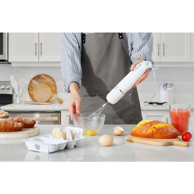 Swiss Pro+  | 3 in 1 Multifunctionele Staafmixer met Blender en Klopper - 700 W - RVS