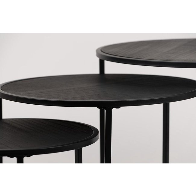 Swiss Homes® | Industriële Salontafelset - Set van 3