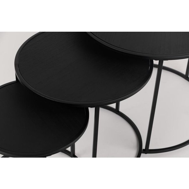 Swiss Homes® | Industriële Salontafelset - Set van 3