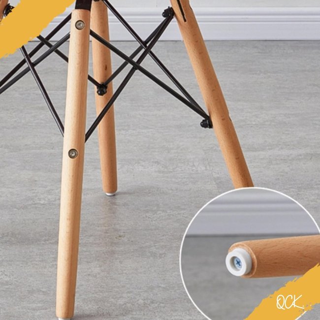 Vista Bene® Vista Eetkamerstoelen – Wit – Luxe Kuipstoelen – Moderne Woonkamer