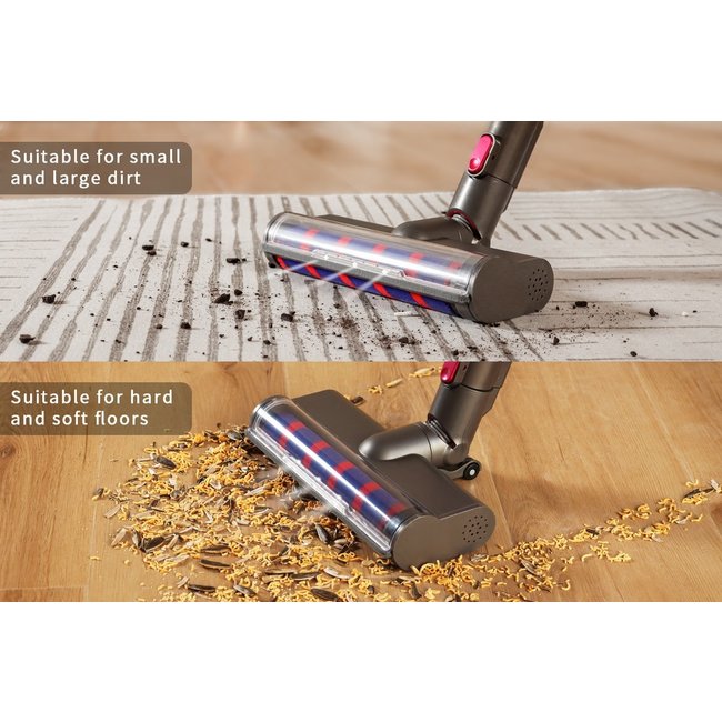 Swiss Pro+ | Steelstofzuiger V12 Draadloos - Oplaadbaar - Milieuvriendelijk | Met Turbofunctie