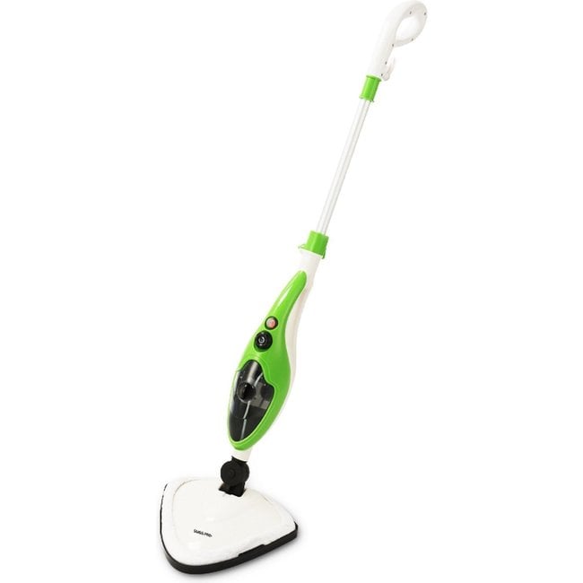 Swiss Pro+  | Stoomreiniger 10 in 1 Handstomer - Met Opzetstukken Voor Alle Vloeren, Bank, Badkamer En Tapijt - Groen