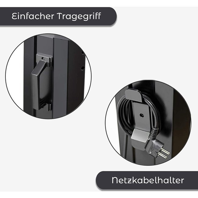 Luxell | Infrarood Verwarming - Elektrische Kachel - Energie zuinig - Terrasverwarmer - Elektrische Verwarming - Binnen en Buiten | Limited Edition!