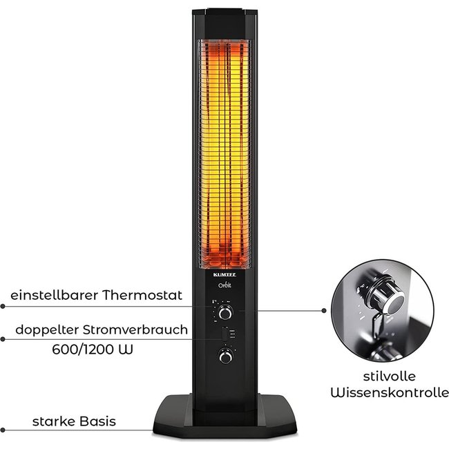 Luxell | Infrarood Verwarming - Elektrische Kachel - Energie zuinig - Terrasverwarmer - Elektrische Verwarming - Binnen en Buiten | Limited Edition!