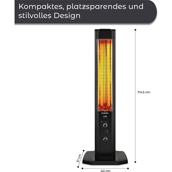 Luxell | Infrarood Verwarming - Elektrische Kachel - Energie zuinig - Terrasverwarmer - Elektrische Verwarming - Binnen en Buiten | Limited Edition!