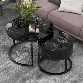 Swiss Homes® Venus Series | Salontafels – Marquana Black
