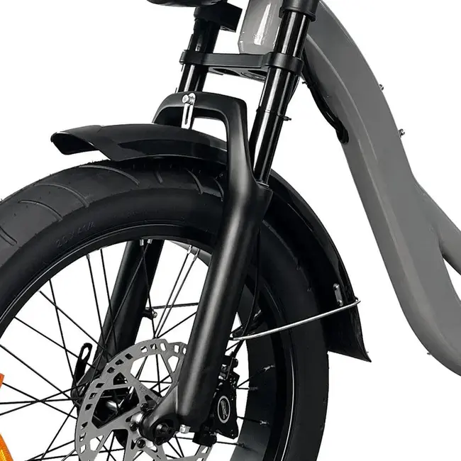 EB8  PRO - 250 Watt - Elektrische Fiets / Fatbike - Hydraulisch | Nardo Grey (Grijs) - Limited Edition