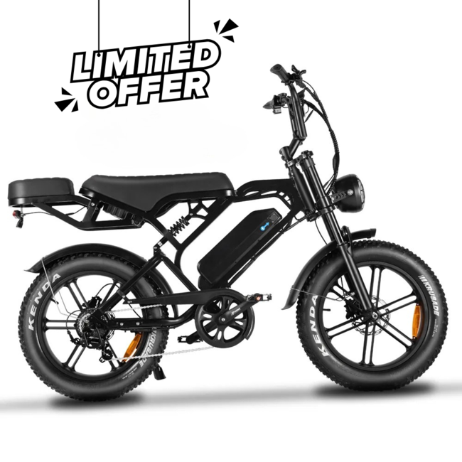 V20 PRO | Fatbike 2026 • 100KM Bereik • GPS • Alarm • 250W • Hydraulisch • 25 km/u + Accesoires(t.w.v. €150,-)