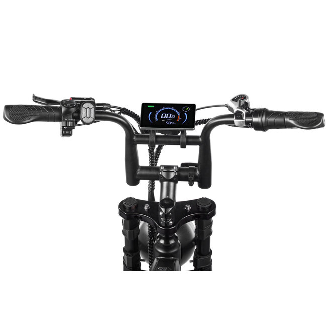 OUXI® V8 PRO 5.0 - Elektrische Fiets – Fatbike – Dubbele Accu – 150 km Bereik – 250W – 25 km/u – 2026 Long Range Edition – Inclusief Voorrek