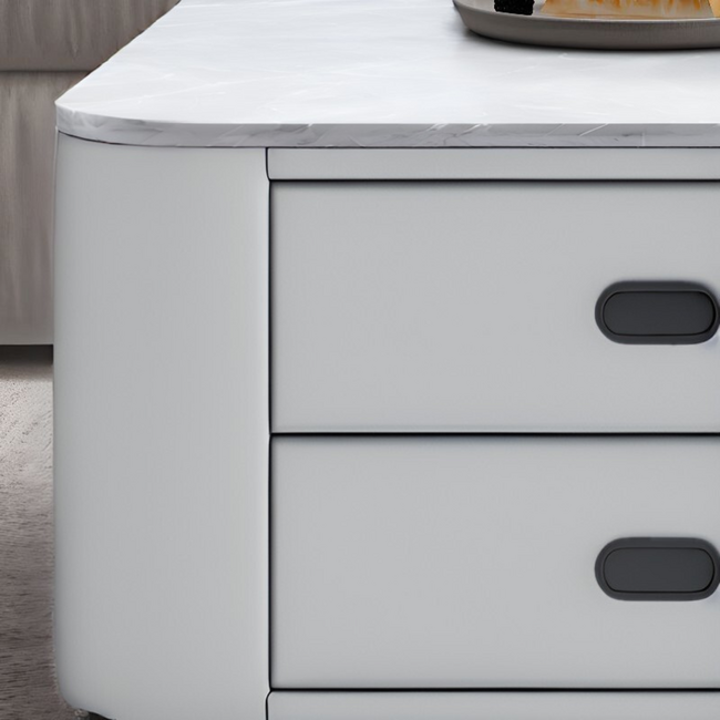 Swiss Homes® Luna Premium – Luxe Salontafels - Set van 2 - Mystic White (Wit) - Pure luxe, tot in elke detail.