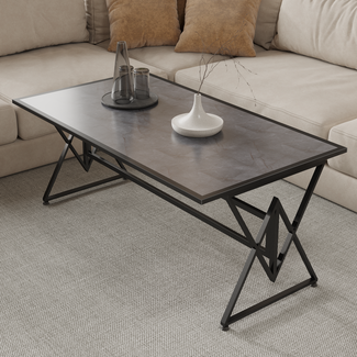 Swiss Homes® Vega Series | Nero Dorato (Donkergrijs) - Luxe Salontafel / Eettafel