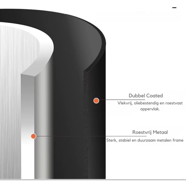 Swiss Homes® Luxe Salontafel – Marmerlook - Grijs (Nero Dorato) | Vega Series